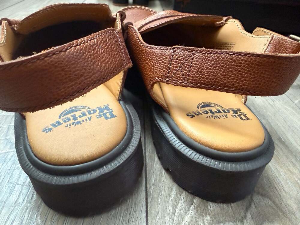 Dr. Martens Penton Slingback Mules in Whiskey Westminster Leather - Picture 6 of 8